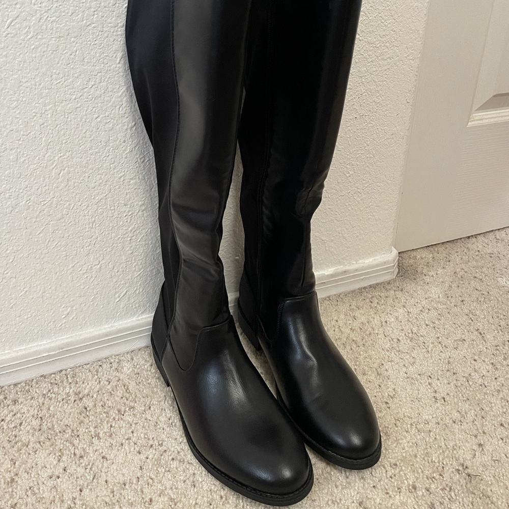 MIA Black Riding Boots - Size 8.5